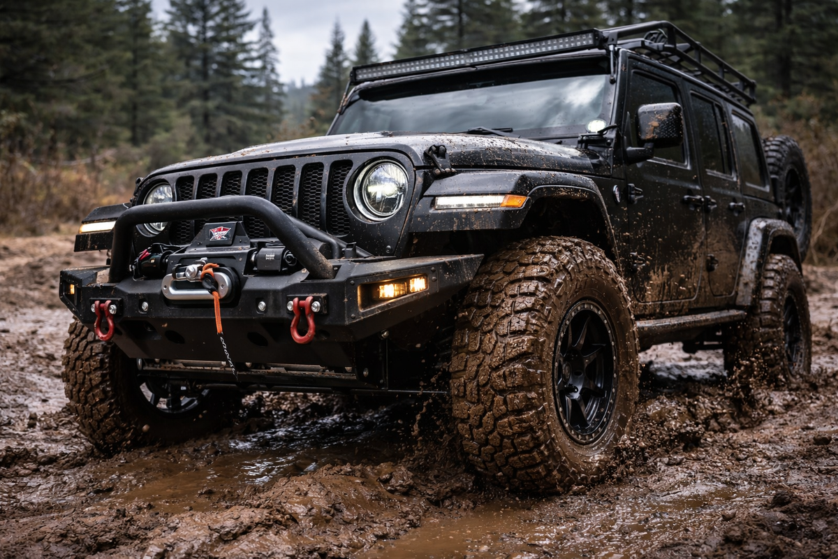 Off-Road Bumpers service at American Fusion Wheels in Kansas City