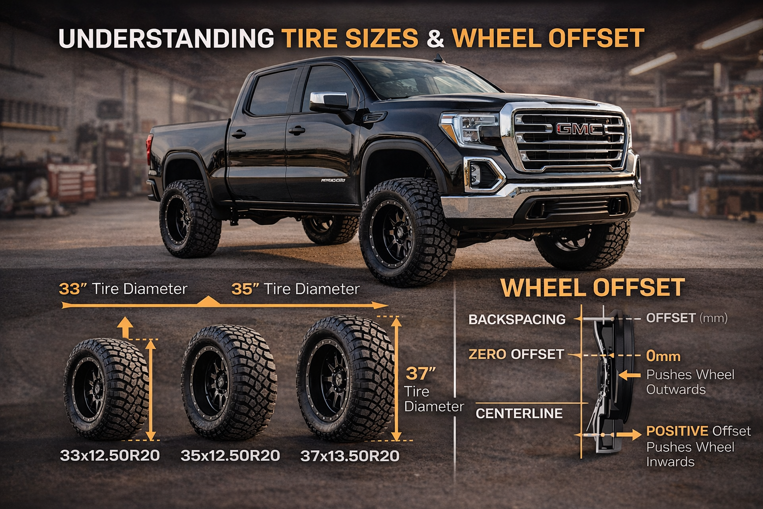 Wheel Size Guide.pdf Tire & Wheel Fitment Guide: Sizes, Offset & Staggered Setups | American ...