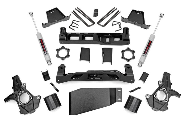 6 Inch Lift Kit Chevy Silverado & GMC Sierra 1500 4WD (2007-2013)