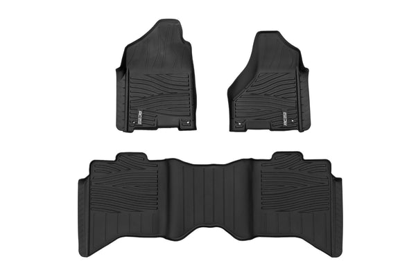 Flex-Fit Floor Mats | FR & RR | Crew Cab | Ram 1500 2WD/4WD (2009-2018 & Classic)