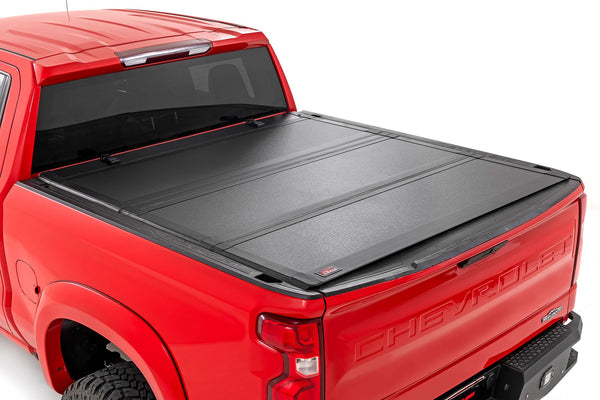 Hard Tri-Fold Flip Up Bed Cover Chevy/GMC 1500 (19-25)