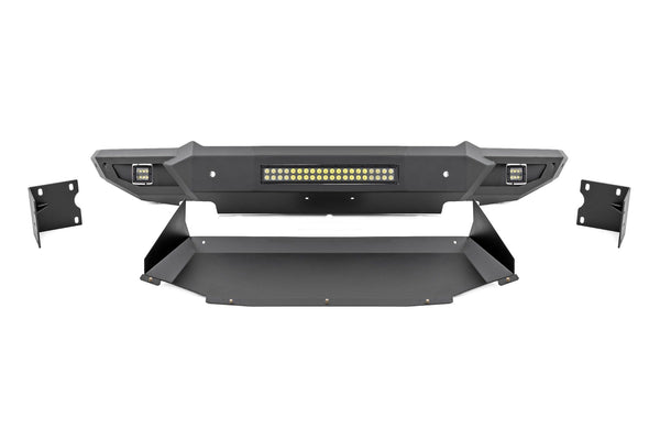 High Clearance Front Bumper LED Lights & Skid Plate | Ram 1500 (19-24)