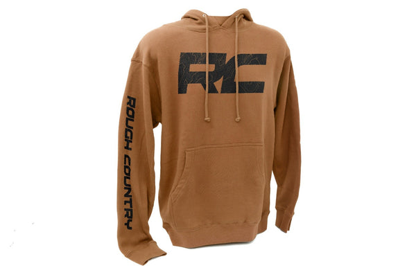 Rough Country Heavyweight Hoodie RC Topographical | Saddle