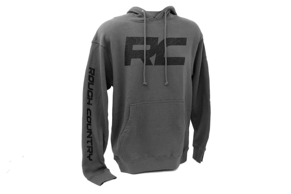 Rough Country Heavyweight Hoodie RC Topographical | Charcoal