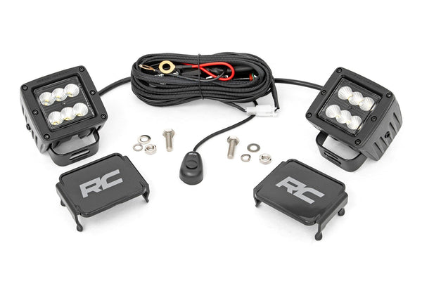 Black Series LED Light Pair 2-inch Square