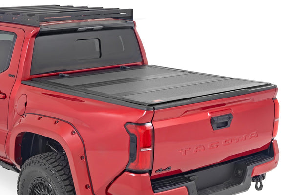 Hard Tri-Fold Flip Up Bed Cover | 5' Bed | Toyota Tacoma 2WD/4WD (2024)