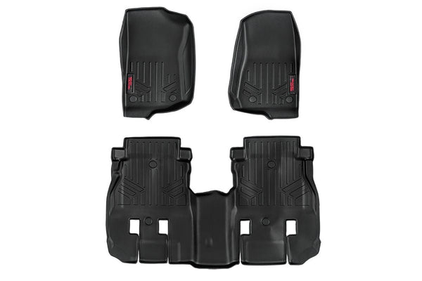 Floor Mats | FR & RR | 4 Door | Jeep Wrangler Unlimited 4WD (2018-2024)