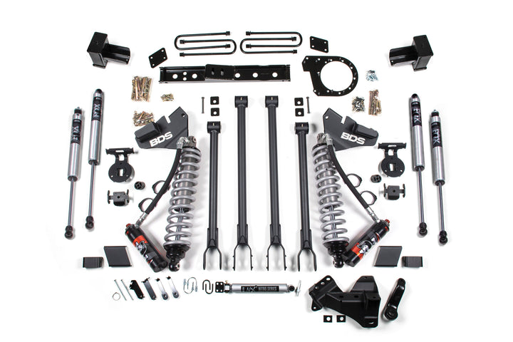 6 Inch Lift Kit w/ 4-Link | FOX 2.5 Performance Elite Coil-Over Conver ...
