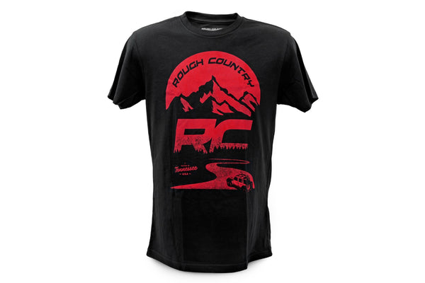 Rough Country T-Shirt RC Mountains | Black