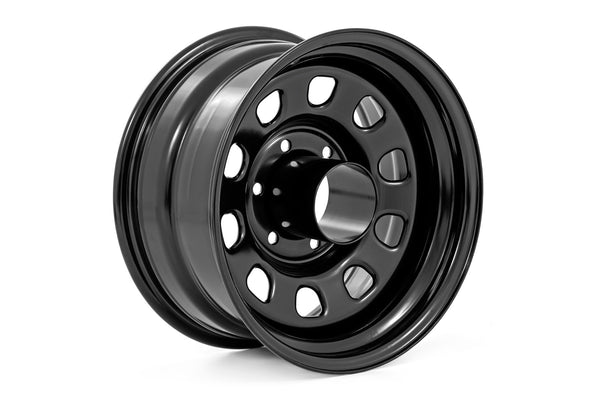 Steel Wheel | Black | 15x10 | 5x5 | 3.30 Bore | -39