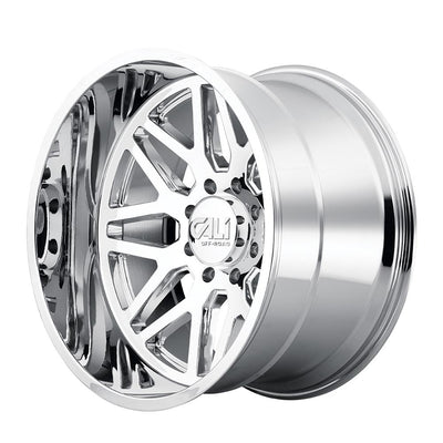 Rueda cromada Cali Off-Road 9115 Invader 20x10 / 8x170 BP / -25 mm de desplazamiento / buje de 125,2 mm