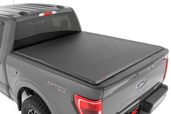 Soft Roll Up Bed Cover Ford F-150/F-150 Lightning/Raptor (15-24)