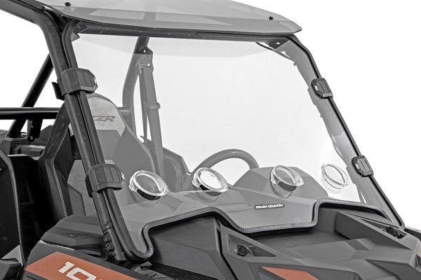 Vented Full Windshield | Scratch Resistant | Polaris RZR