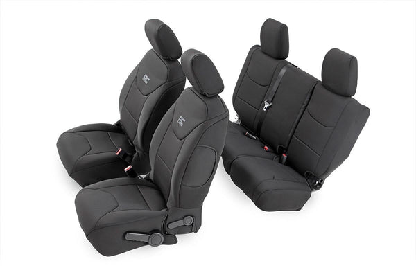 Seat Covers Front and Rear | 4-Door | Jeep Wrangler JK 4WD (2013-2018)