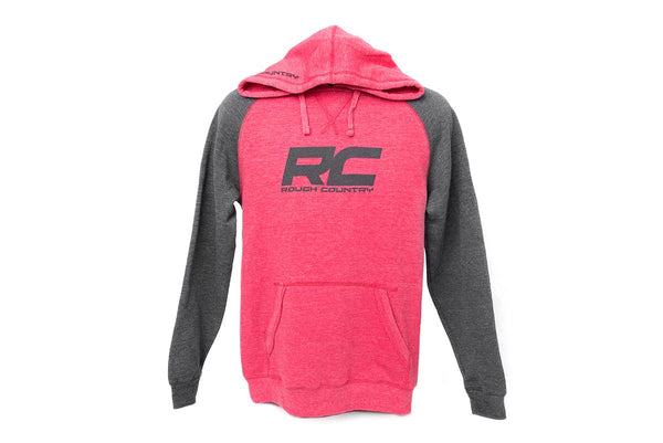 Rough Country Red & Gray Hoodie - Men
