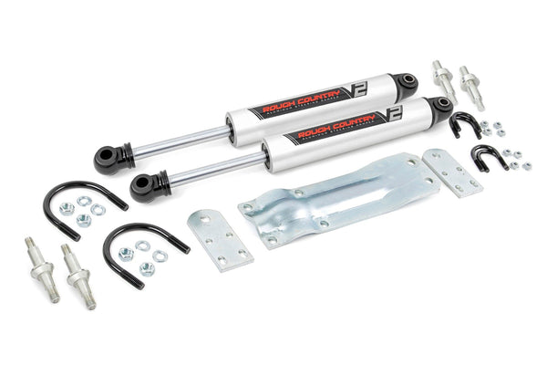 V2 Steering Stabilizer | Dual | Chevy/GMC C10/K10 Truck (69-87)/Half-Ton Suburban (73-91)