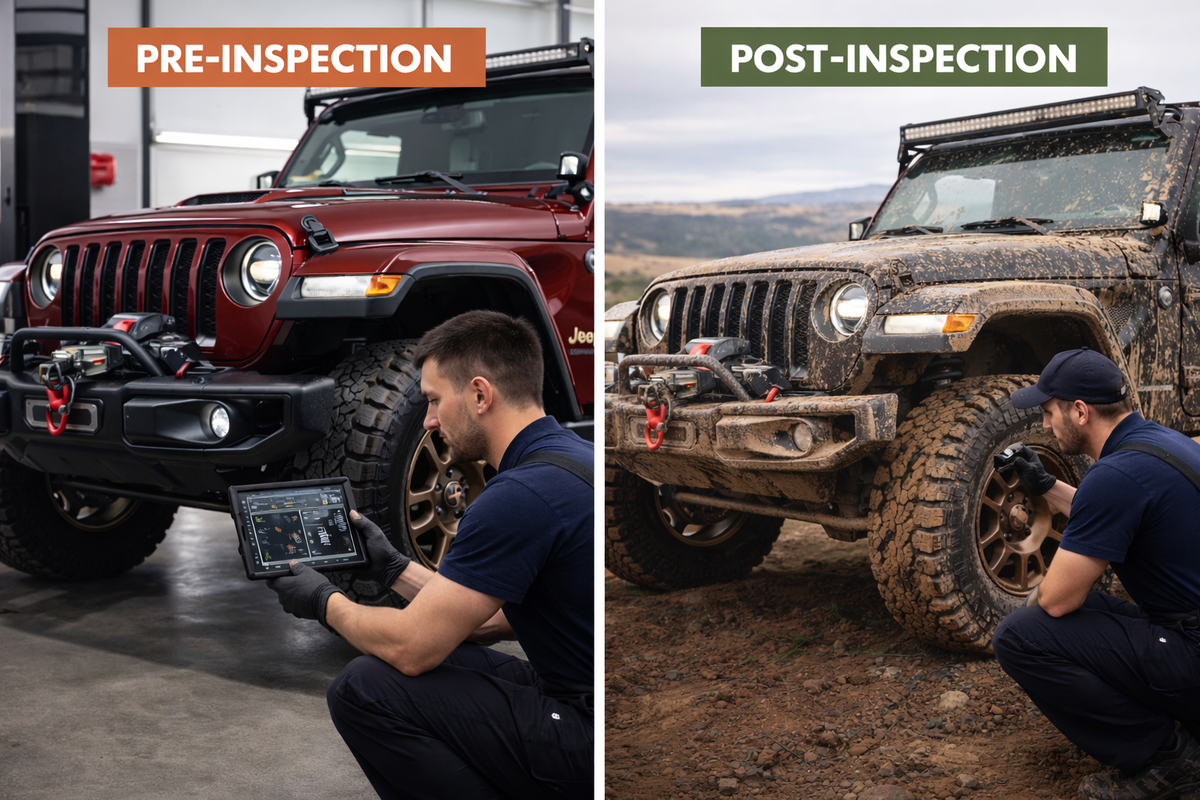Post-inspection maintenance and repairs