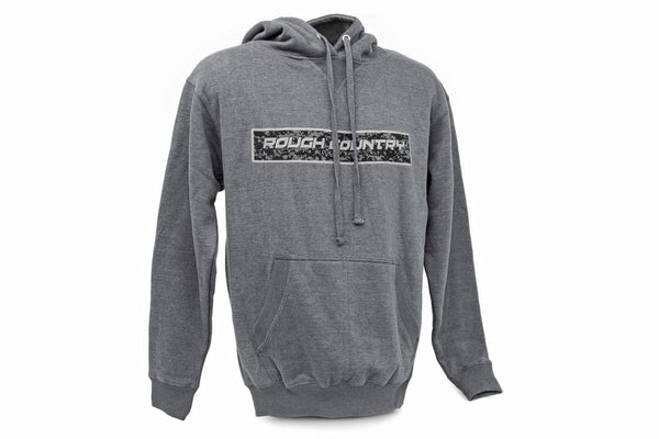 Rough Country Gray Hoodie w/ Digital Camo Logo